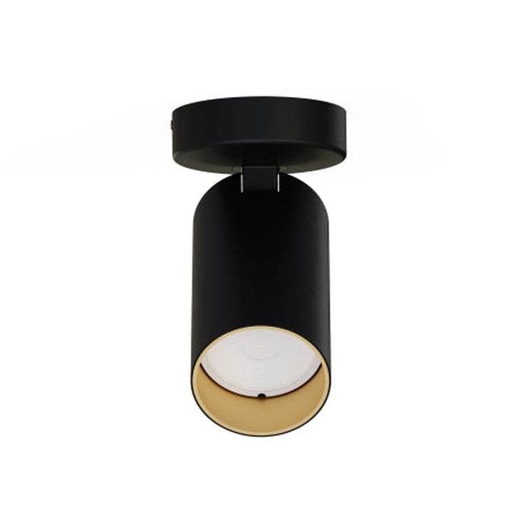 Mono enkel takspot - Svart/Gullfarget-Taklamper-Nowodvorski-Svart / Gull-N-7763-Lightup.no