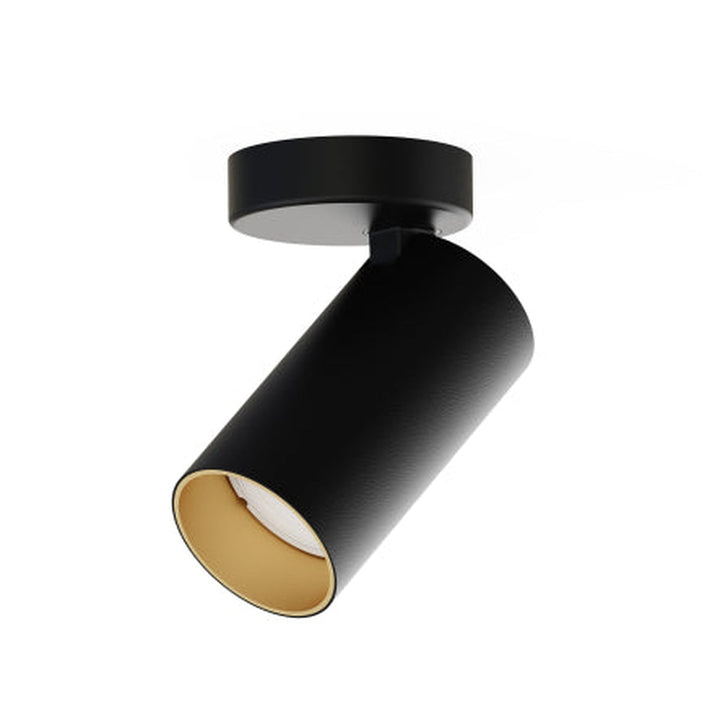 Mono enkel takspot - Svart/Gullfarget-Taklamper-Nowodvorski-Svart / Gull-N-7763-Lightup.no