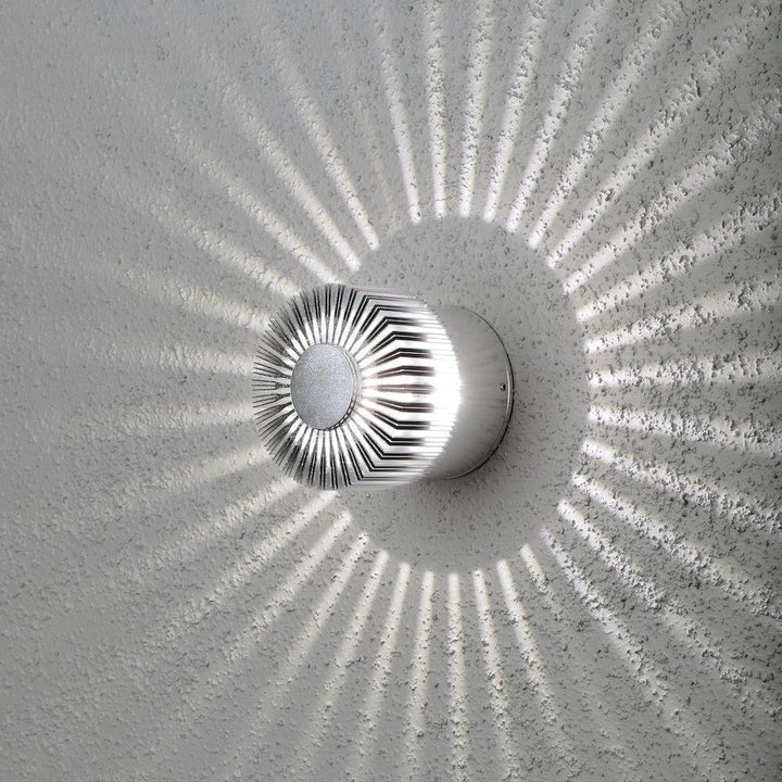 Monza vegglampe utendørs IP54 3W-Utebelysning vegg veggskjold-Konstsmide-Grå-7900-310-Lightup.no
