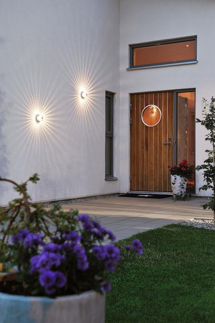 Monza vegglampe utendørs IP54 3W-Utebelysning vegg veggskjold-Konstsmide-Grå-7900-310-Lightup.no