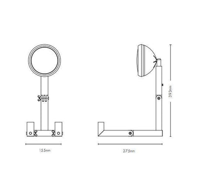 Mr. Wattson bordlampe - Grønn-Bordlamper-Piffany Copenhagen-G9-SWR-DG-Lightup.no