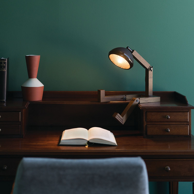 Mr. Wattson bordlampe, Limited Edition - Matt Svart-Bordlamper-Piffany Copenhagen-12V-DWR-MB-Lightup.no