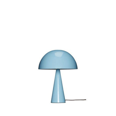 Mush mini bordlampe 33 cm - Lysblå/Brun-Bordlamper-Hübsch A/S-991682-Lightup.no