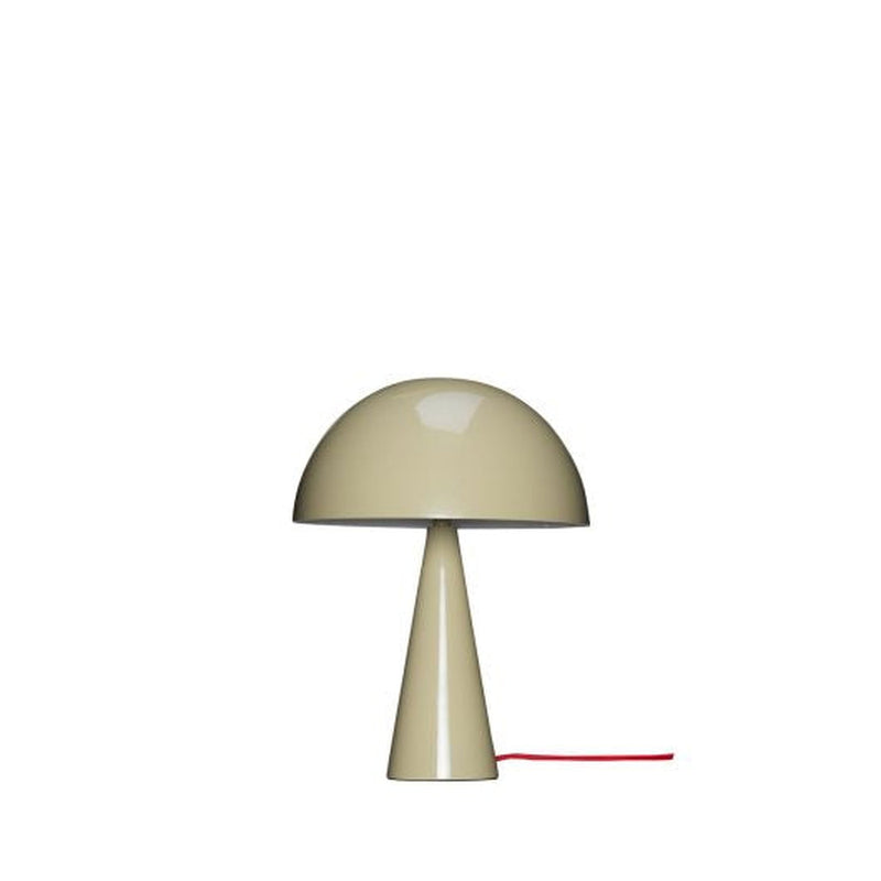 Mush mini bordlampe 33 cm - Sand/Rød-Bordlamper-Hübsch A/S-991680-Lightup.no