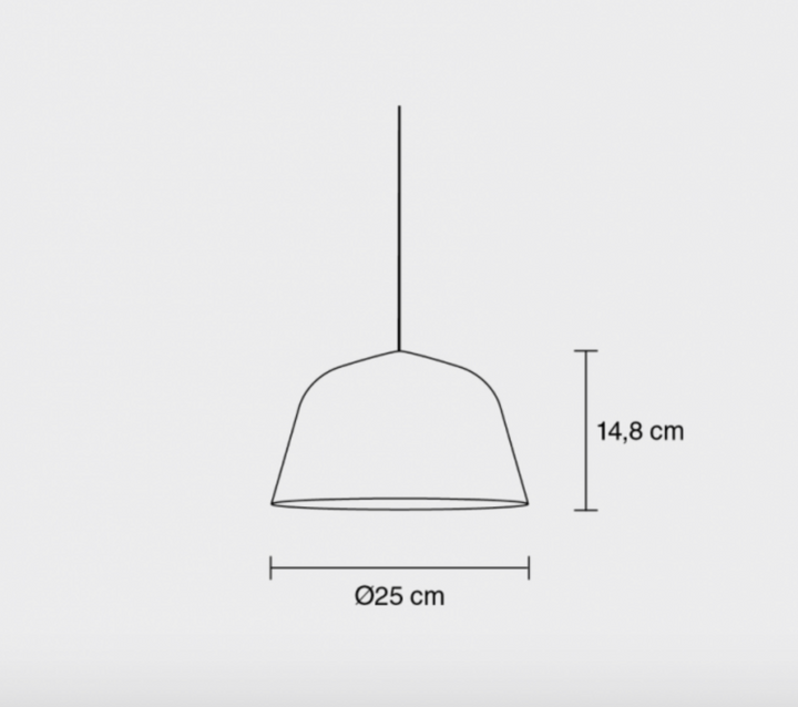Muuto Ambit takpendel Ø25 cm-Takpendler-MUUTO-Svart-MUO__26034-Lightup.no