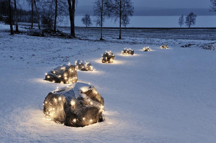 Nett 2x2 meter 64 minilys LED utendørs IP44 - Varmhvit-Julebelysning juletrelys ute-Konstsmide-3749-100-Lightup.no