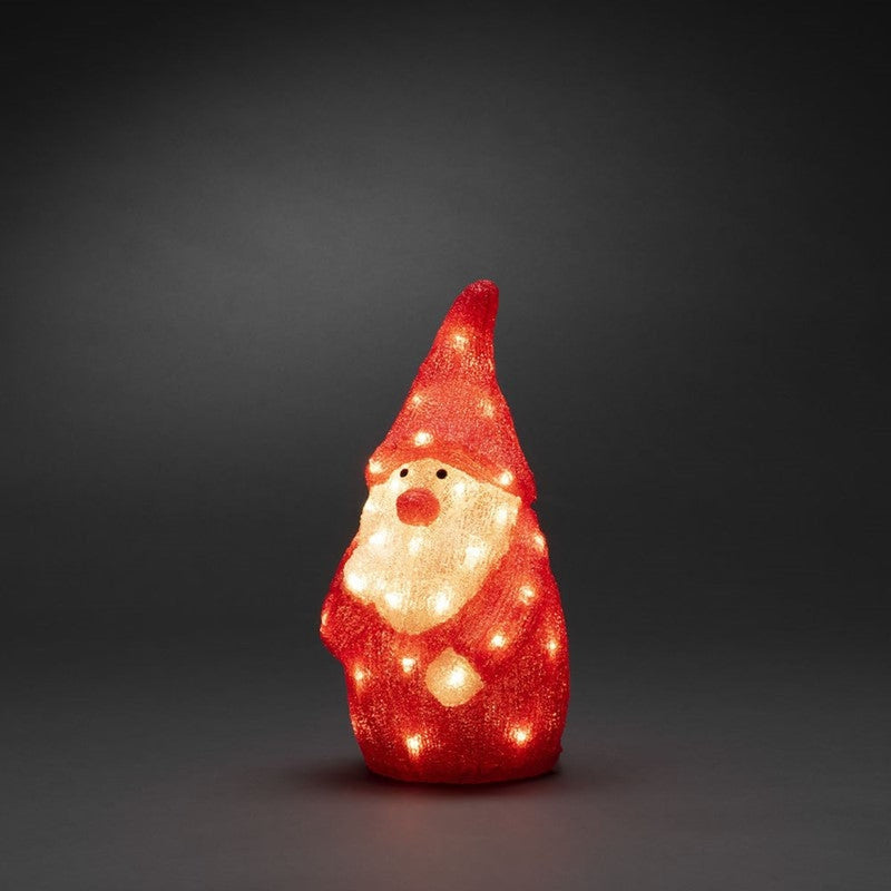 Nisse i akryl - 38 cm-Julebelysning dekor og pynt ute-Konstsmide-6243-103-Lightup.no