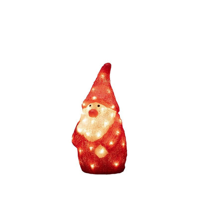 Nisse i akryl - 38 cm-Julebelysning dekor og pynt ute-Konstsmide-6243-103-Lightup.no