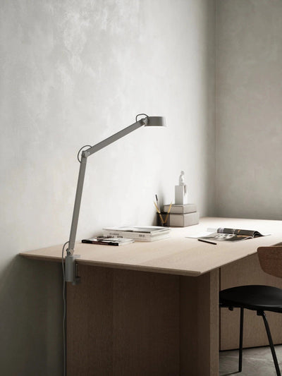 Nobu bord/vegglampe 9W LED dimbar - Grå-Bordlamper-DFTP-2120405010-Lightup.no