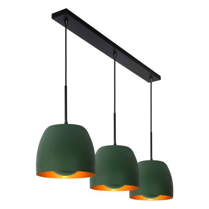 Nolan takpendel 3 lys - Grønn-Takpendler-Lucide-LC30488/03/33-Lightup.no