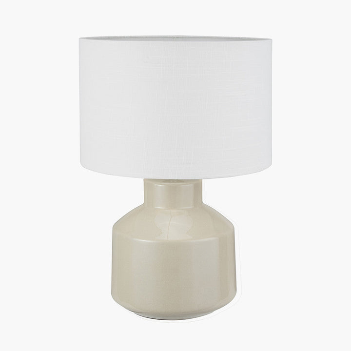 Nora bordlampe 44,5 cm - Hvit/Kremfarget-Bordlamper-Pacific Lifestyle-30-933-C-Lightup.no