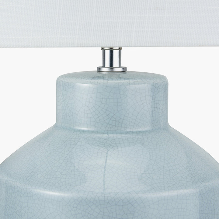 Nora bordlampe 44,5 cm - Lysblå/Hvit-Bordlamper-Pacific Lifestyle-Blå / Hvit-30-932-C-Lightup.no
