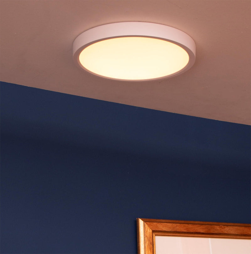 Nora taklampe 23 cm 18W 3-step dim 2700K RA90 - Hvit-Taklamper-Scanlight-169792-Lightup.no