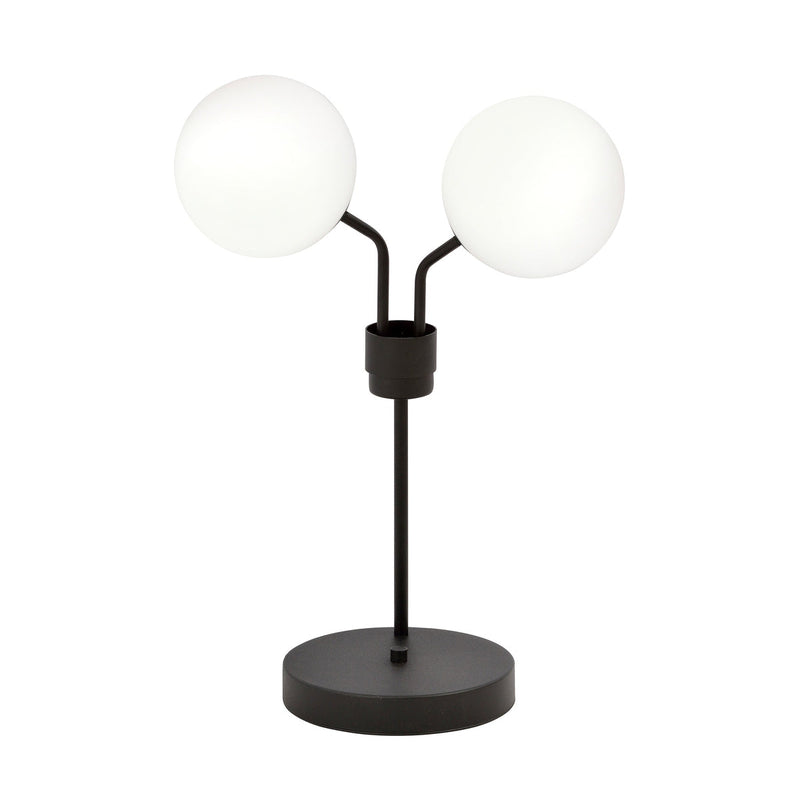 Nova bordlampe - Svart/Opal-Bordlamper-Emibig-1138/LN2-Lightup.no