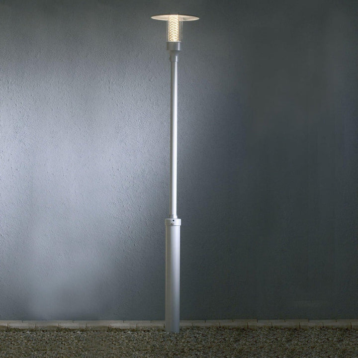 Nova stolpe GU10, hvit 221cm-Utebelysning stolpe-Konstsmide-Hvit-403-250-Lightup.no