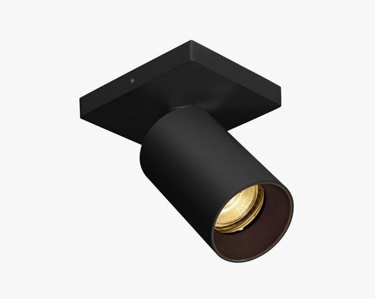 OZ K1 taklampe med 1 spott og reflektor-Taklamper-NorDesign-Svart-774490105-364490005-Lightup.no