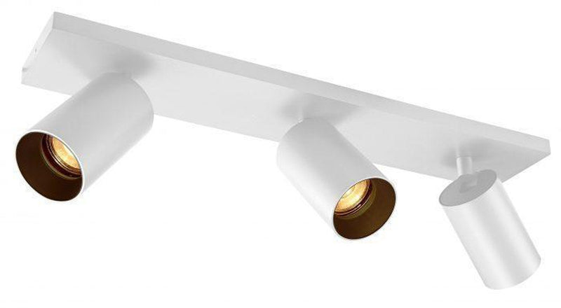 OZ K3 taklampe med 3 spotter - hvit/Svart-Taklamper-NorDesign-774490306-Lightup.no