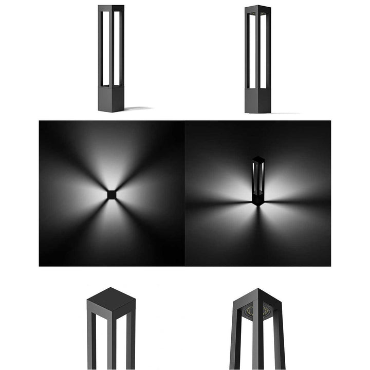 Odin pullert 90 cm utendørs IP65 22W-Utebelysning pullert-LOOM Design-Svart-LF-813-001-Lightup.no