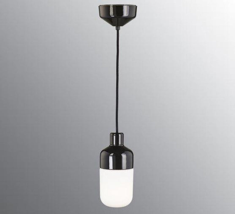 Ohm Pendel 100/215 - Svart/Opal glass-Takpendler-Ifø Electric-8322-500-16-Lightup.no
