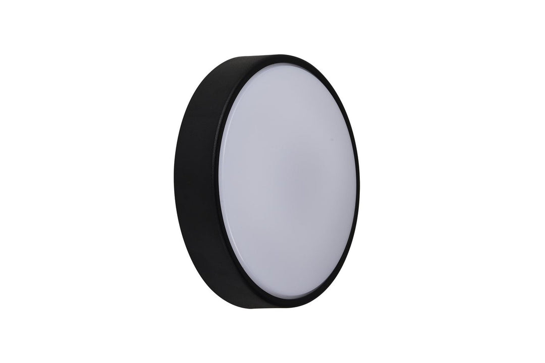 Oliver round vegglampe utendørs IP54 - Svart-Utebelysning vegg veggskjold-Nordlux-Svart-2218261003-Lightup.no