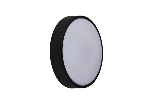 Oliver round vegglampe utendørs IP54 - Svart-Utebelysning vegg veggskjold-Nordlux-Svart-2218261003-Lightup.no