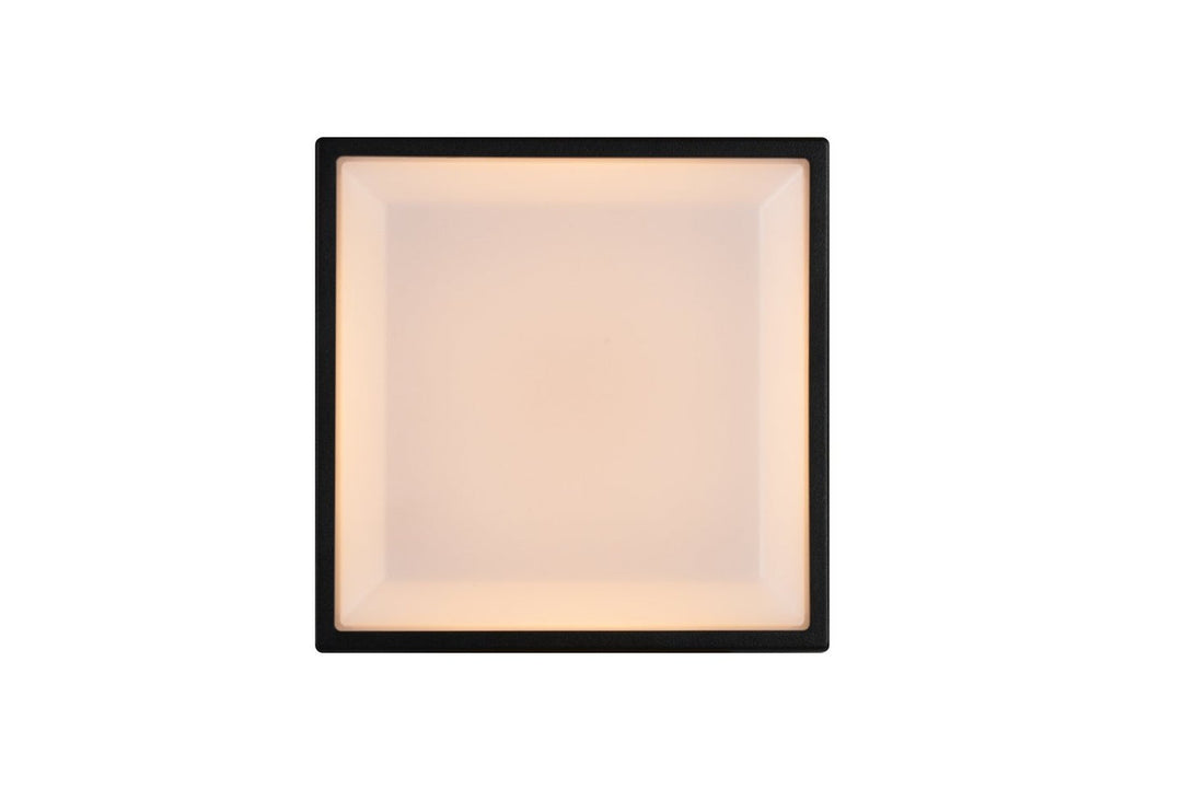 Oliver square vegglampe utendørs IP54 - Svart-Utebelysning vegg veggskjold-Nordlux-Svart-2218251003-Lightup.no