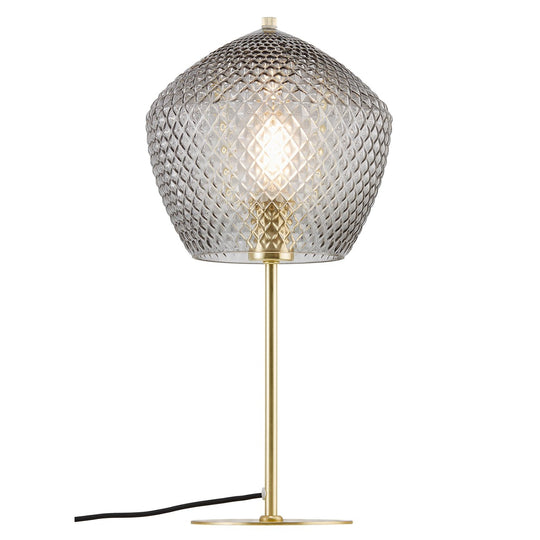 Orbiform bordlampe - Messing/Røykfarget-Bordlamper-Nordlux-Messing / Røyk-2010715047-Lightup.no