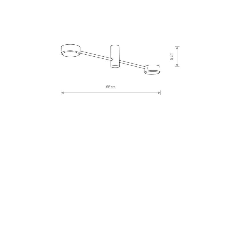 Orbit taklampe 2 - svart-Taklamper-Nowodvorski-N-7943-Lightup.no