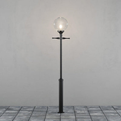 Orion stolpe 240cm - Svart-Utebelysning stolpe-Konstsmide-468-750-Lightup.no