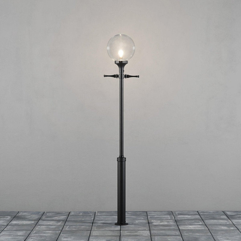 Orion stolpe 240cm - Svart-Utebelysning stolpe-Konstsmide-468-750-Lightup.no