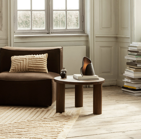 Oyster bordlampe-Bordlamper-Ferm Living-Svart / Kobber-Feg__1104264803-Lightup.no