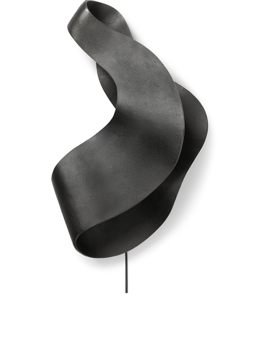 Oyster vegglampe-Vegglamper-Ferm Living-Svart / Kobber-Feg__1104264804-Lightup.no