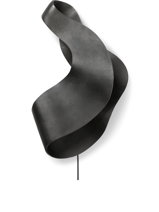 Oyster vegglampe-Vegglamper-Ferm Living-Svart / Kobber-Feg__1104264804-Lightup.no