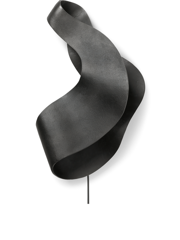 Oyster vegglampe-Vegglamper-Ferm Living-Svart / Kobber-Feg__1104264804-Lightup.no