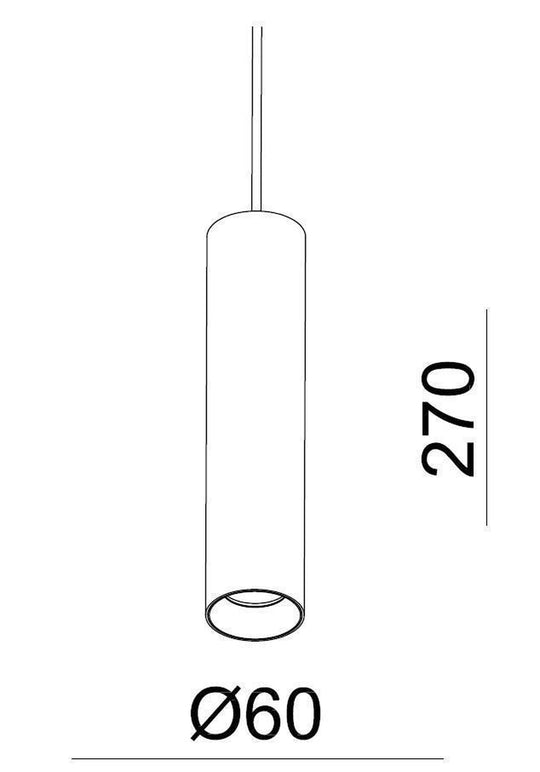 Oz takpendel med takfeste-Takpendler-NorDesign-Svart / Gull-104490105+694490105-Lightup.no