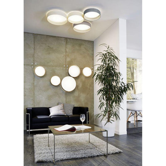 Palomaro taklampe 50cm - grå-Taklamper-Eglo-Grå-93397-Lightup.no