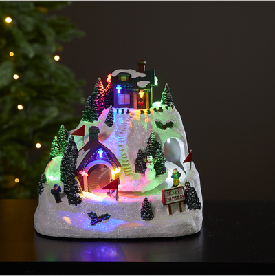 Panorama Alpville juleby - Batteridrevet-Julebelysning dekor og pynt-Star Trading-992-50-Lightup.no