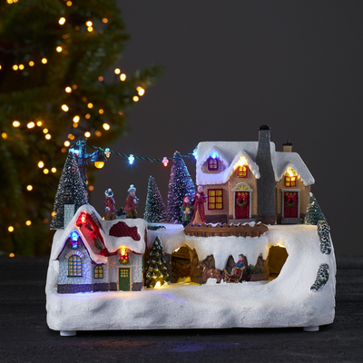 Panorama Iceville juledekorasjon-Julebelysning dekor og pynt-Star Trading-992-32-Lightup.no