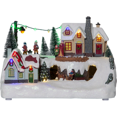 Panorama Iceville juledekorasjon-Julebelysning dekor og pynt-Star Trading-992-32-Lightup.no