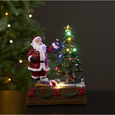 Panorama Kidsville nisse pynter treet - Batteridrevet-Julebelysning dekor og pynt-Star Trading-992-54-Lightup.no