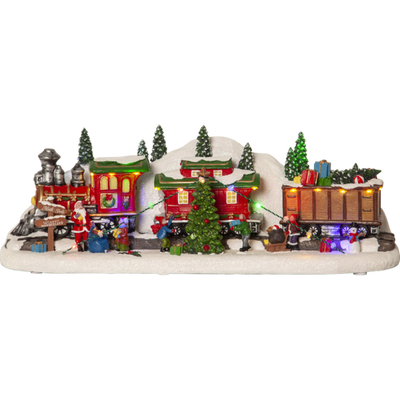 Panorama largeville juleby m/tog-Julebelysning dekor og pynt-Star Trading-680-91-Lightup.no
