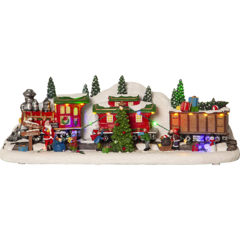 Panorama largeville juleby m/tog-Julebelysning dekor og pynt-Star Trading-680-91-Lightup.no