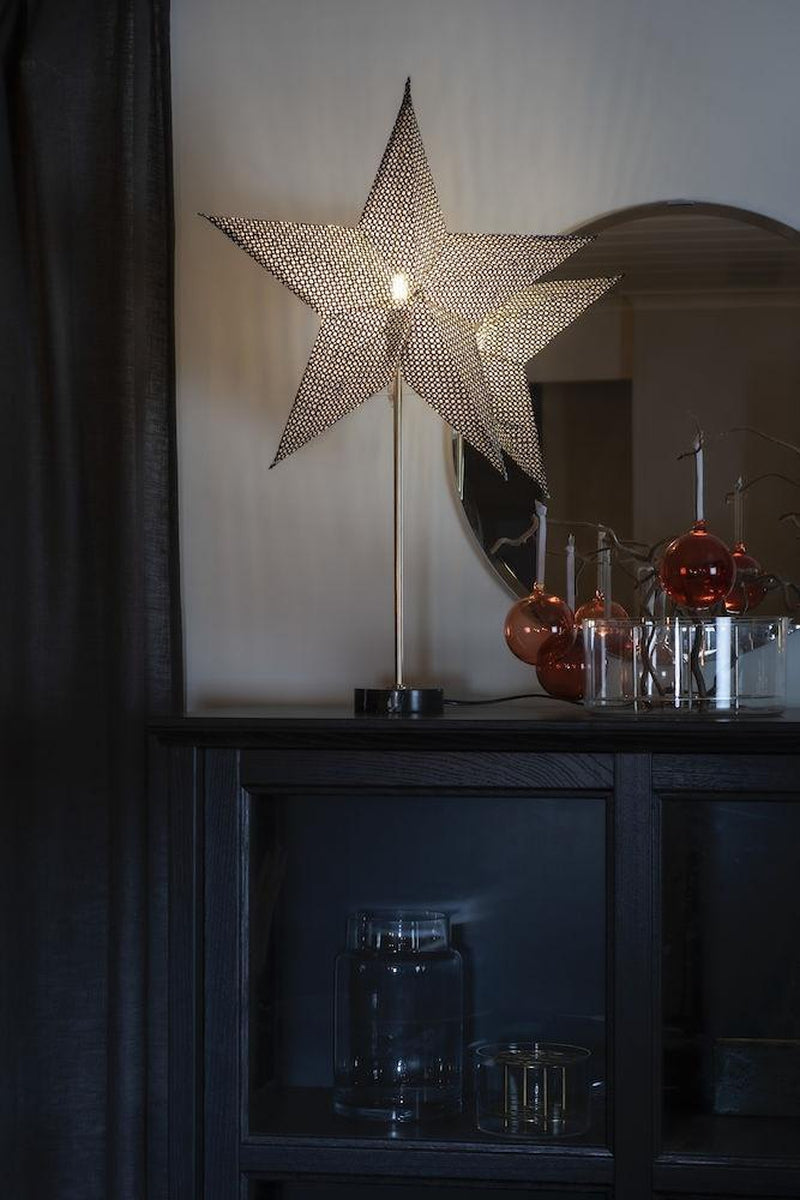 Papirstjerne med marmor-Julebelysning adventstjerne-Konstsmide-1760-770-Lightup.no