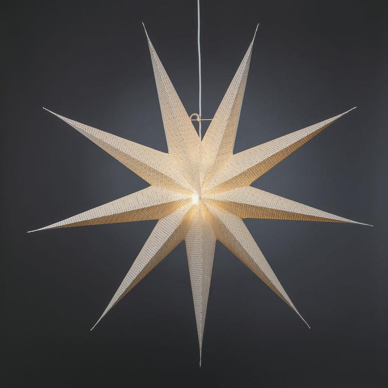 Pappstjerne 115 cm - Messingfarget innside-Julebelysning adventstjerne-Konstsmide-5902-280-Lightup.no