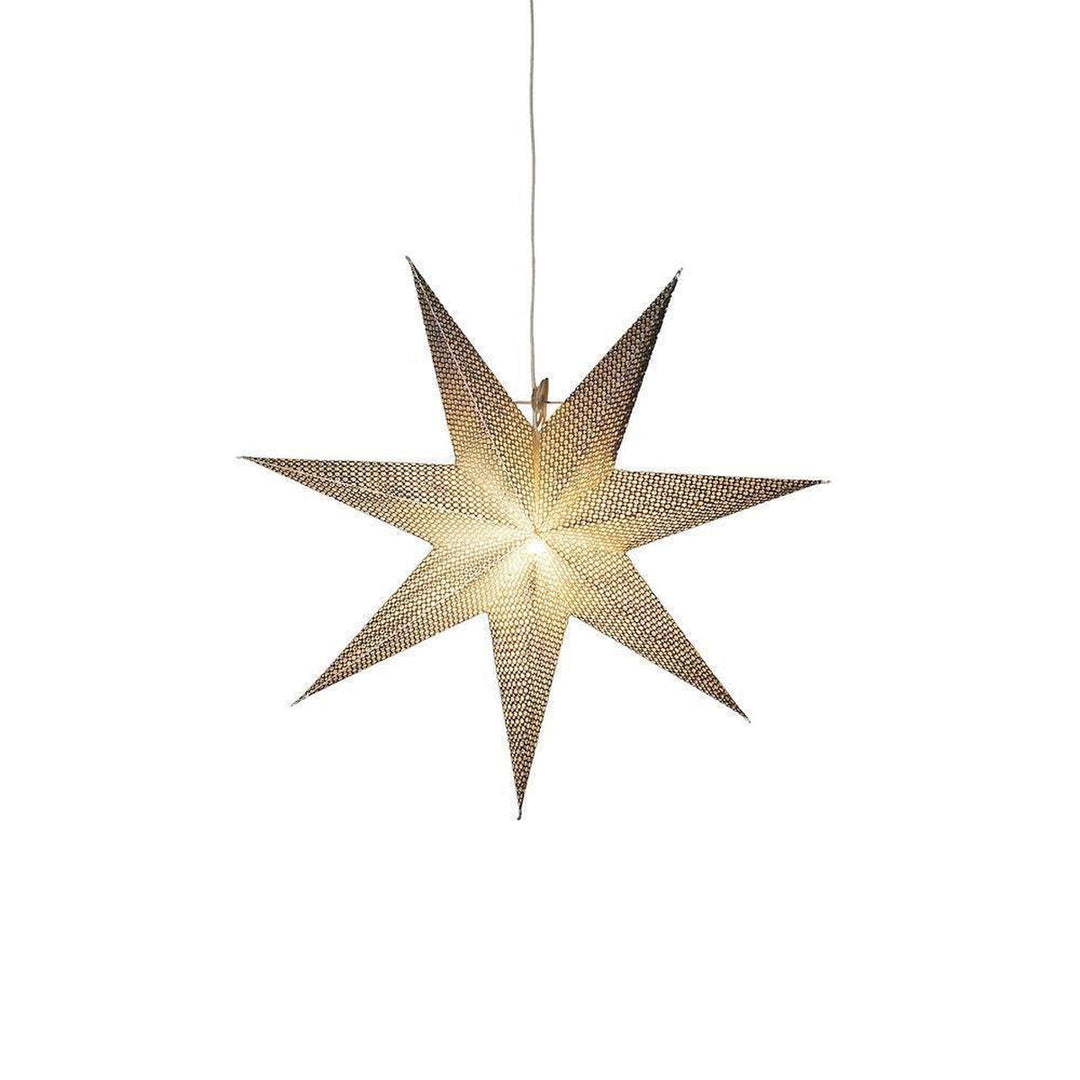 Pappstjerne 60 cm - Sølv-Julebelysning adventstjerne-Konstsmide-5900-300-Lightup.no