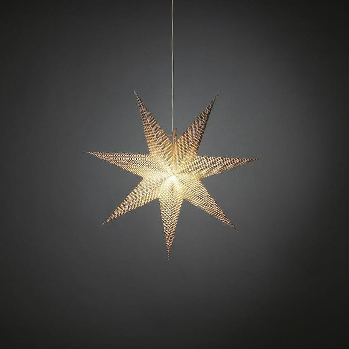 Pappstjerne 60 cm - Sølv-Julebelysning adventstjerne-Konstsmide-5900-300-Lightup.no