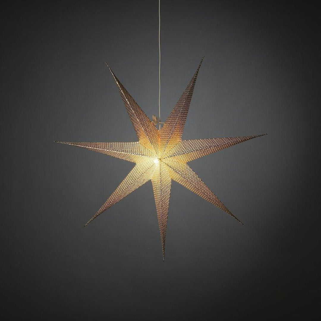Pappstjerne 78 cm - Messing-Julebelysning adventstjerne-Konstsmide-Messing-5901-830-Lightup.no