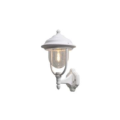 Parma vegglampe utendørslampe opp - Hvit-Utebelysning vegg klassisk-Konstsmide-7223-250-Lightup.no