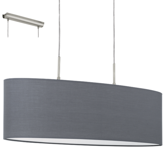 Pasteri taklampe 75 - Grå-Takpendler-Eglo-Grå-31582-Lightup.no