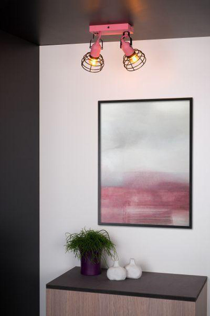 Pauline taklampe - Rosa-Taklamper-Lucide-Rosa-LC08927/02/66-Lightup.no